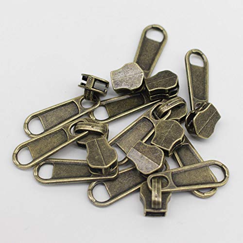 5 Metal Zippers by The Yard Bulk 4 Yards