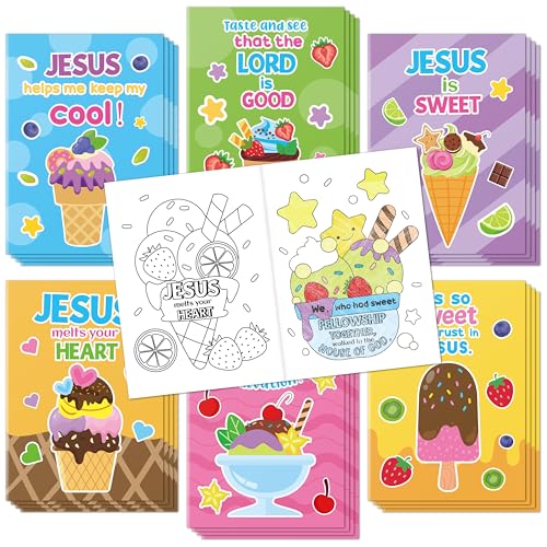 Ice Cream Coloring Books (24 Count)