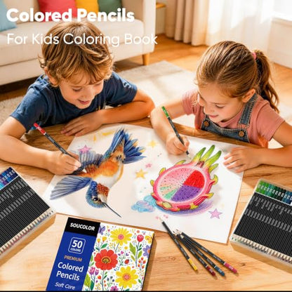 50 Colored Pencils (50 Count)