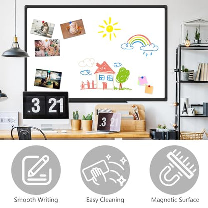 XBoard Magnetic White Board Dry Erase 48 x 31 Inches