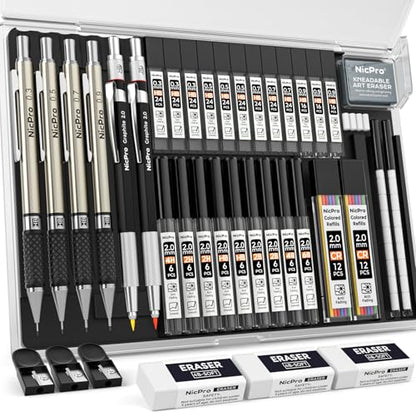 37PCS Art Mechanical Pencil Set (6 Count)