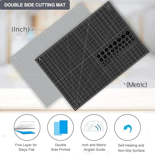 Thickened 36 x 48 Inch Self Healing Sewing Cutting Mat