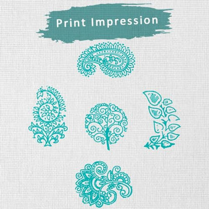 Wooden Stamps for Block Printing (5 Count)