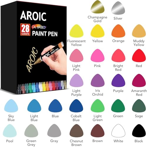 112Pcs Acrylic Paint Markers (112 Count)
