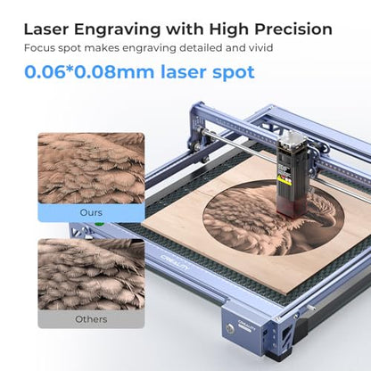 10W Laser Engraver Machine with Honeycomb Laser Bed 500x500