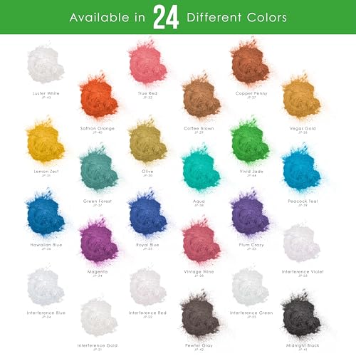 Vivid Jade Mica Pearl Powder Pigment 3.5oz (3.5 Ounce)