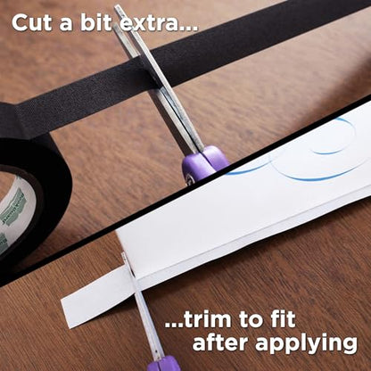 3 4 Inch Black Book Repair Cloth Tape 15 Yard Roll