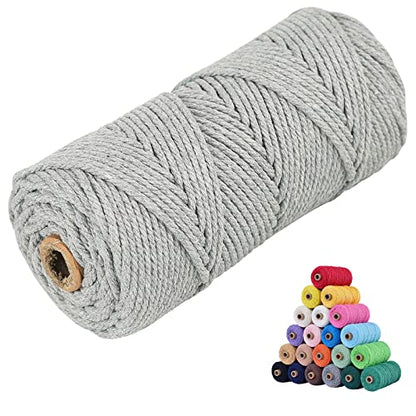 Macrame Cotton Cord 3mm x 109Yards (327 Foot)