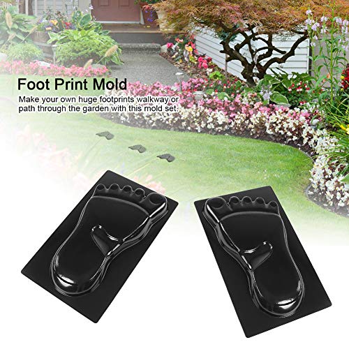 Walk Maker DIY Maker Reusable Foot Print Concrete Stone Paving Maker for Paving Pavement Patio Walkway