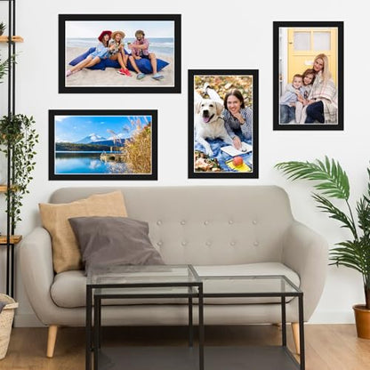 15 Pack 11x17 Black Picture Mats for 9x15 Photos (15 Count)