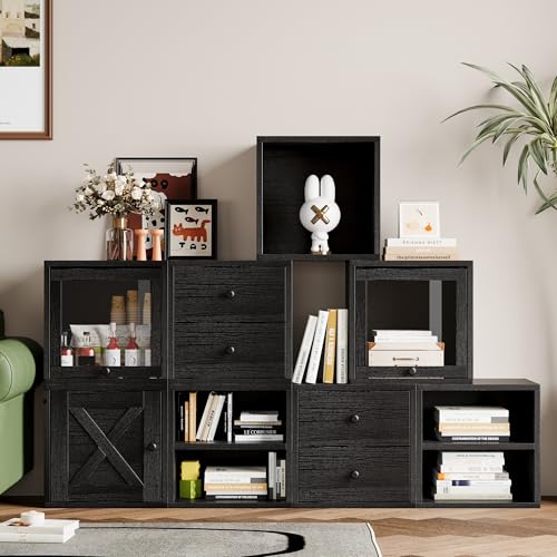Magic DIY Cube Storage Organizer Stackable Cubes for Home Books Clothes Toy