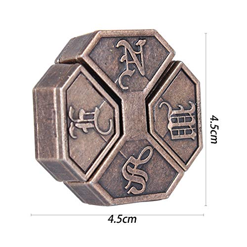 Brain Teaser Puzzle for Adults Puzzles Metal Hole Lock Adult Educational Toy Jigsaw IQ Puzzle