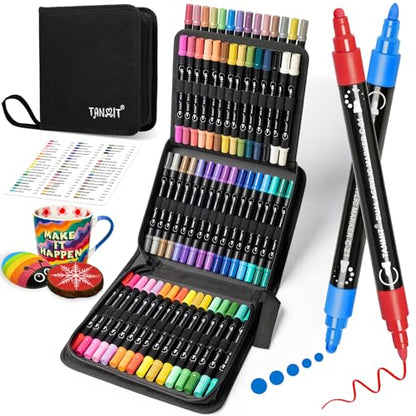 60 Colors Acrylic Paint Markers (60 Count)