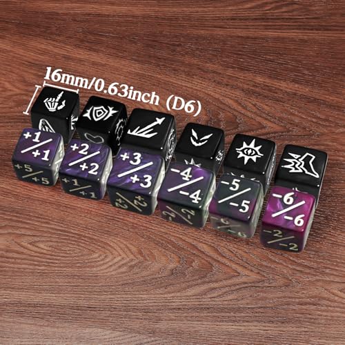 48 PCS MTG Dice Counters Set with Bulk Abilities Keywords Counters (48 Count)
