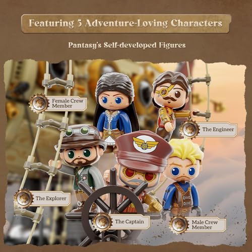 Steampunk Airship Building Set for Adults