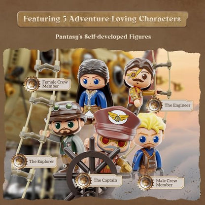 Steampunk Airship Building Set for Adults