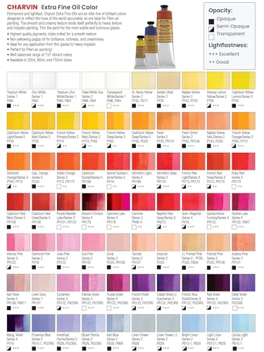 Extra Fine Professional Artist Oil Paint Set of 9 Shades of Yellow (9 Count)