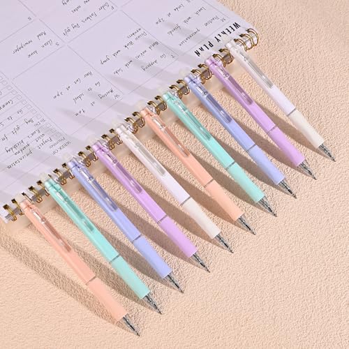 10 Pcs Retractable Erasable Gel Pens (10 Count)