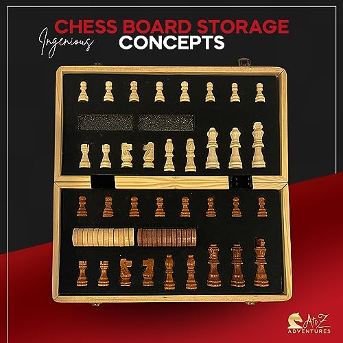 Magnetic Chess Set with Checkers (58 Count)