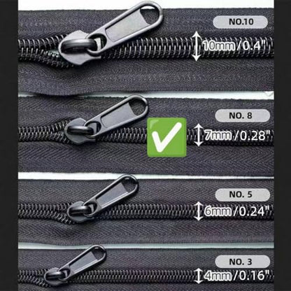 Metal Zipper Repair Kit for Jackets