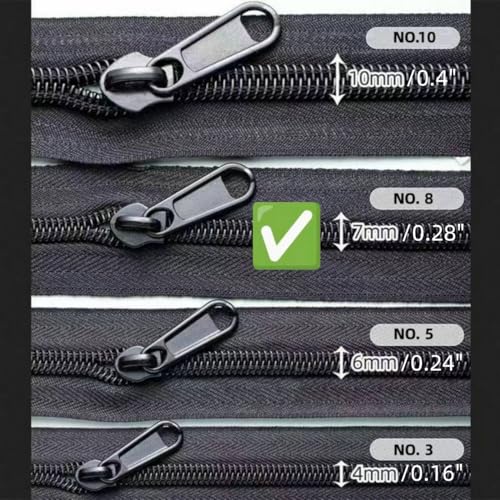 Metal Zipper Repair Kit for Jackets