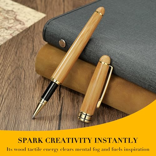 Luxury Wood Ballpoint Pen Writing Set