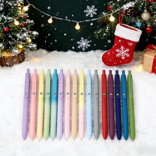 Gel Pens 10PCS 0.7mm Gel Pens Black Ink Fine Point Smooth Writing Pens (10 Count)