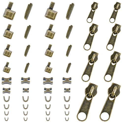 48 Piece Metal Zipper Repair Accessories Set (48 Count)