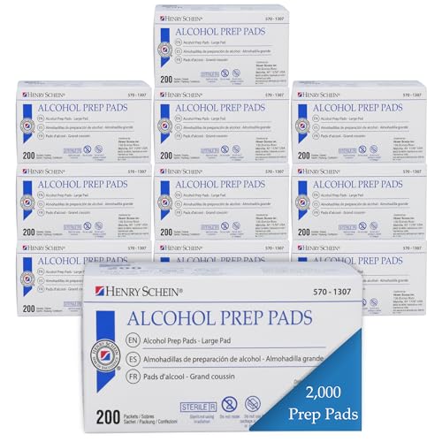 Large Alcohol Prep Pads (2000 Count)