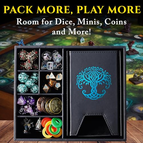 All-in-One Game Roamer - Dice Tray & Tower for DND and RPG