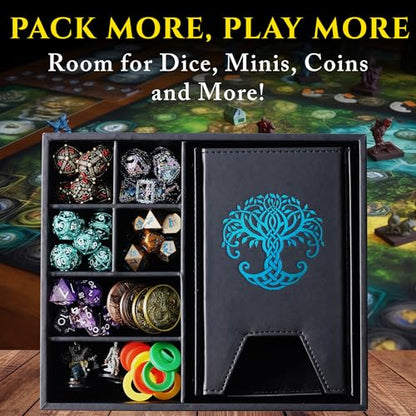 All-in-One Game Roamer - Dice Tray & Tower for DND and RPG