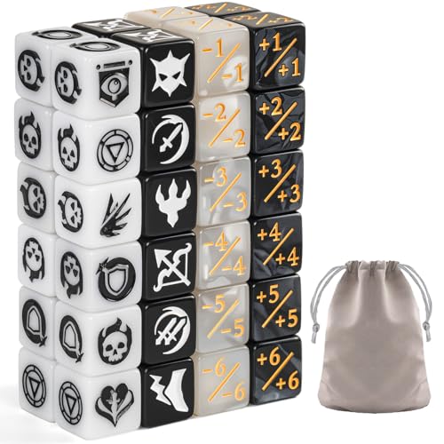 48 Pieces Abilities Keywords Counter Dice MTG Dice 1