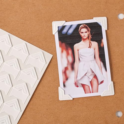 White Photo Corners Self