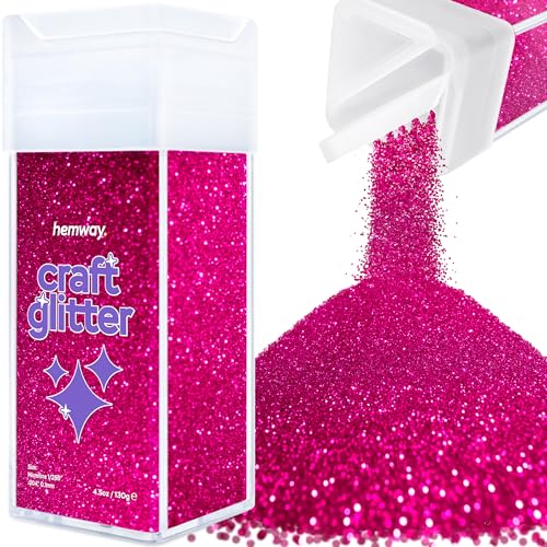 Craft Glitter Shaker Dark Rose Pink 110g Microfine (3.8 Ounce)