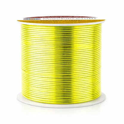 18 Gauge Yellow Green Anodized Aluminum Craft Wire (100 Foot)