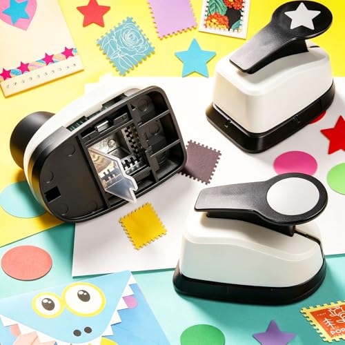 1 inch Hole Puncher for Paper Crafts (3 Count)