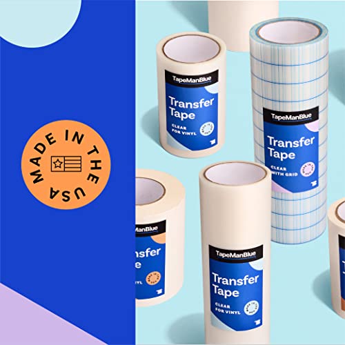 12" x 300' Roll of Clear Transfer Tape for Vinyl (300 Foot)