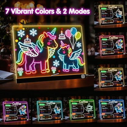 LED Note Board with Colors