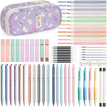 65PCS Aesthetic School Supplies Back to School Supplies Cute Stationary Set (65 Count)