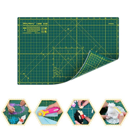 Self Healing Cutting Mat A3 12"x 18" Double Sided Green Mat