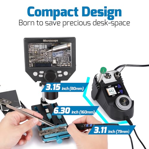 982 V Micro Soldering kit with 5 C210 Soldering Iron Tips