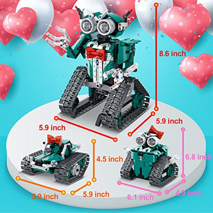 APP Remote Control STEM Building Kits for Kids Ages 8 (440 Count)
