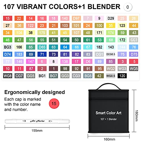108 Pack Art Markers (108 Count)