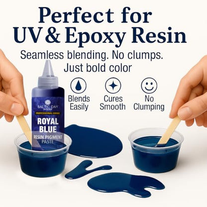 Royal Blue Epoxy Resin Pigment Paste 6.7oz