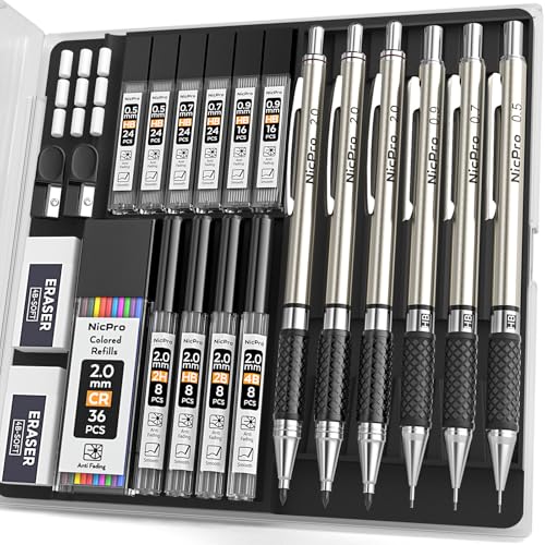 Art Mechanical Pencil Set in Storage Case (4 Count)
