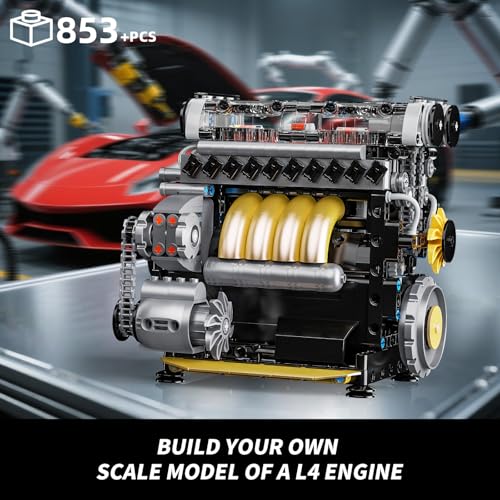 L4 Engine Building Sets for Adults