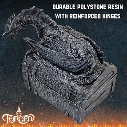 Wyvern Dice Box with Lock and Key