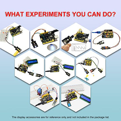 48 Sensors Modules Starter Kit for Arduino with LCD (48 Count)