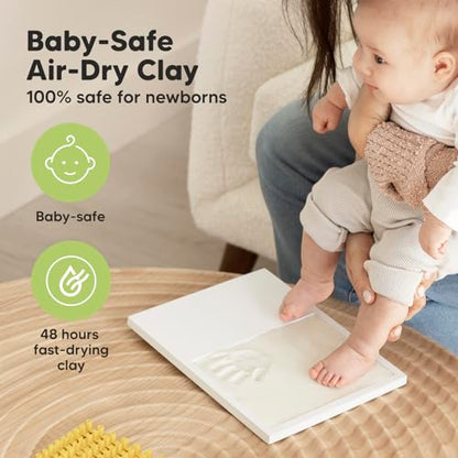 Baby Hand and Footprint Kit Quick Dry Clay Baby Footprints