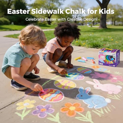 51 PCS Sidewalk Chalk for Kids (51 Count)